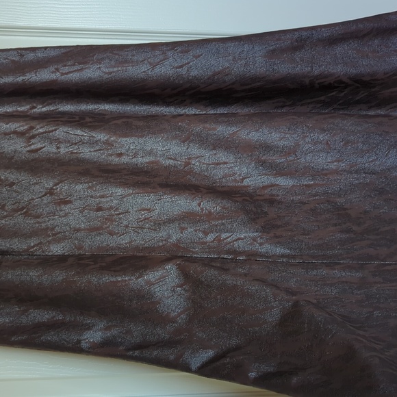 Vintage Hiroko Brown Skirt with patterned details - Picture 5 of 12